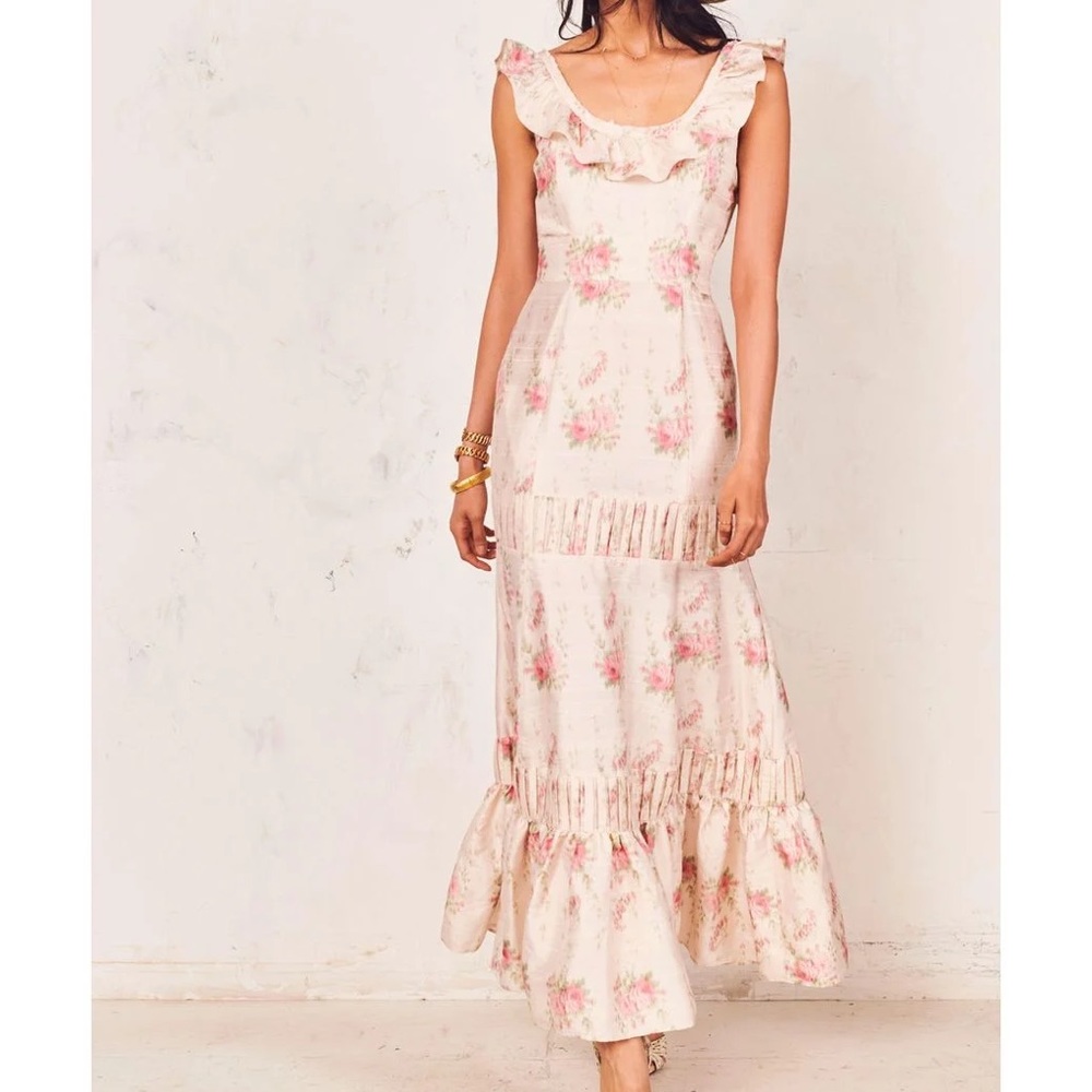 LoveShackFancy Joanne Dress in Pink size 2 worn once